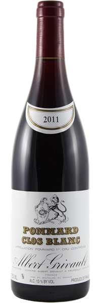 Pommard 1er cru Clos Blanc 2011