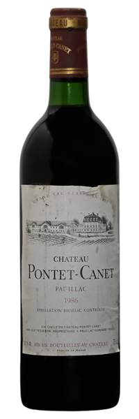 Château Pontet Canet Pauillac 1986