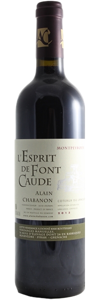 Languedoc Montpeyroux L'Esprit fond de Caude 2013