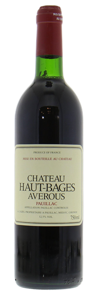 Château Haut-Bages Averous Pauillac 1985