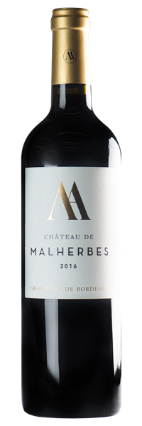 Château de Malherbes Côtes de Bordeaux Cadillac 2016