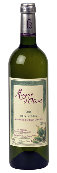 Bordeaux Mayne d'Olivet 2016