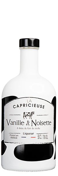 La Capricieuse Liqueur Lait de Vache, Vanille et Noisette