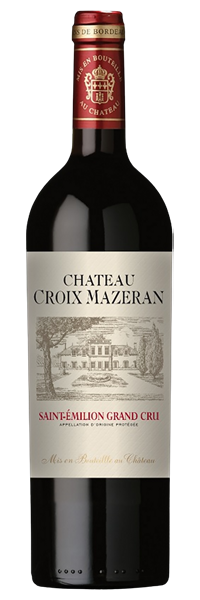 Château Croix Mazeran Rouge 2020 - Lot de 6x75cl - Vin Rouge de