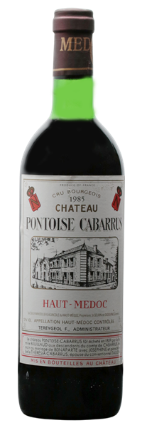 Château Pontoise Cabarrus Haut-Médoc Cru Bourgeois 1985