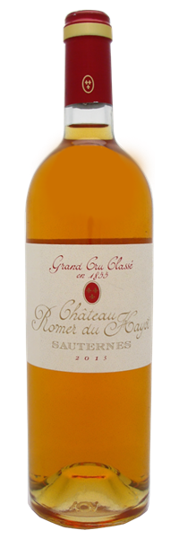 Sauternes Grand Cru Classé 1855 2015