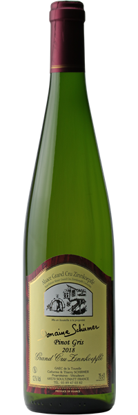 Alsace grand cru Zinnkoepfle Pinot Gris 2018