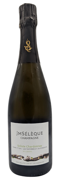 Champagne Premier Cru Soliste Chardonnay Les Tartières et les Porgeons 2019