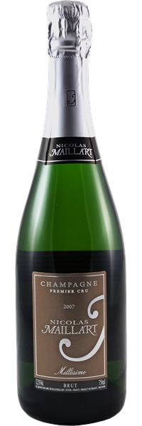 Champagne premier cru Brut Millésimé 2007
