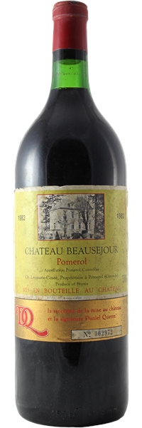 Château Beauséjour Saint-Emilion Grand Cru MAGNUM 1982