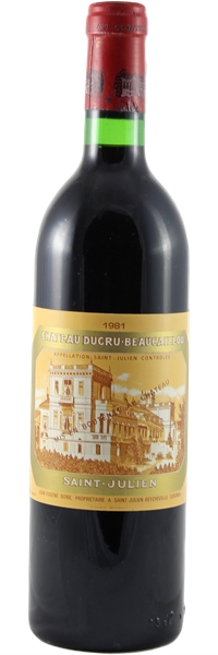 Château Ducru-Beaucaillou Saint-Julien 2ème Grand Cru Classé 1981
