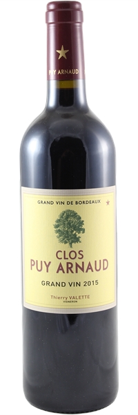 Château Clos Puy Arnaud Côtes de Bordeaux Castillon 2015