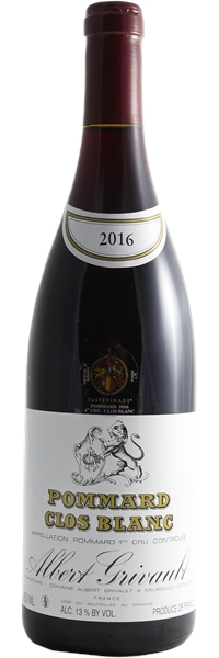 Pommard premier cru Clos Blanc 2016